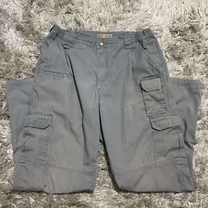 5.11 Tactical Gray Cargo Pants Durable Utility Design